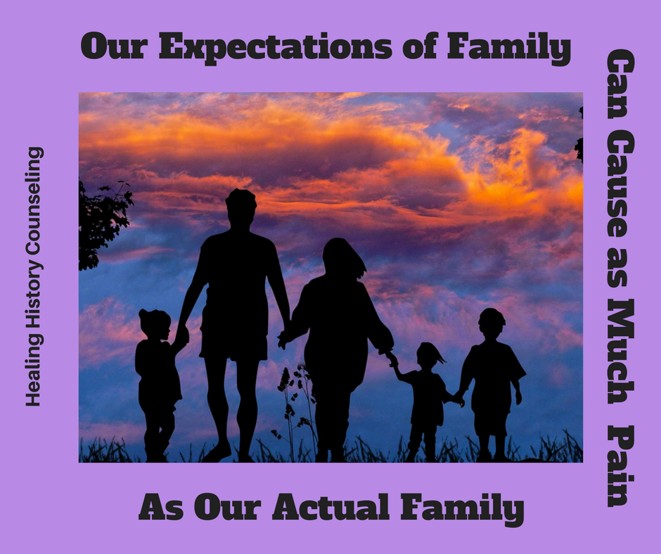 It is not always how our family behaves that causes us pain. It can also be our expectations of them. If our family has never supported us as we needed them to, our continued hope that they will is actually what is causing us pain now. But it can be really hard to let go of those old hurts and harm. Healing your history can help you let go of those unobtainable expectations and hopes. Healing your history will not make your family any less harmful or toxic than they've always been, but it can help you not cause yourself extra pain through your own misconceptions.