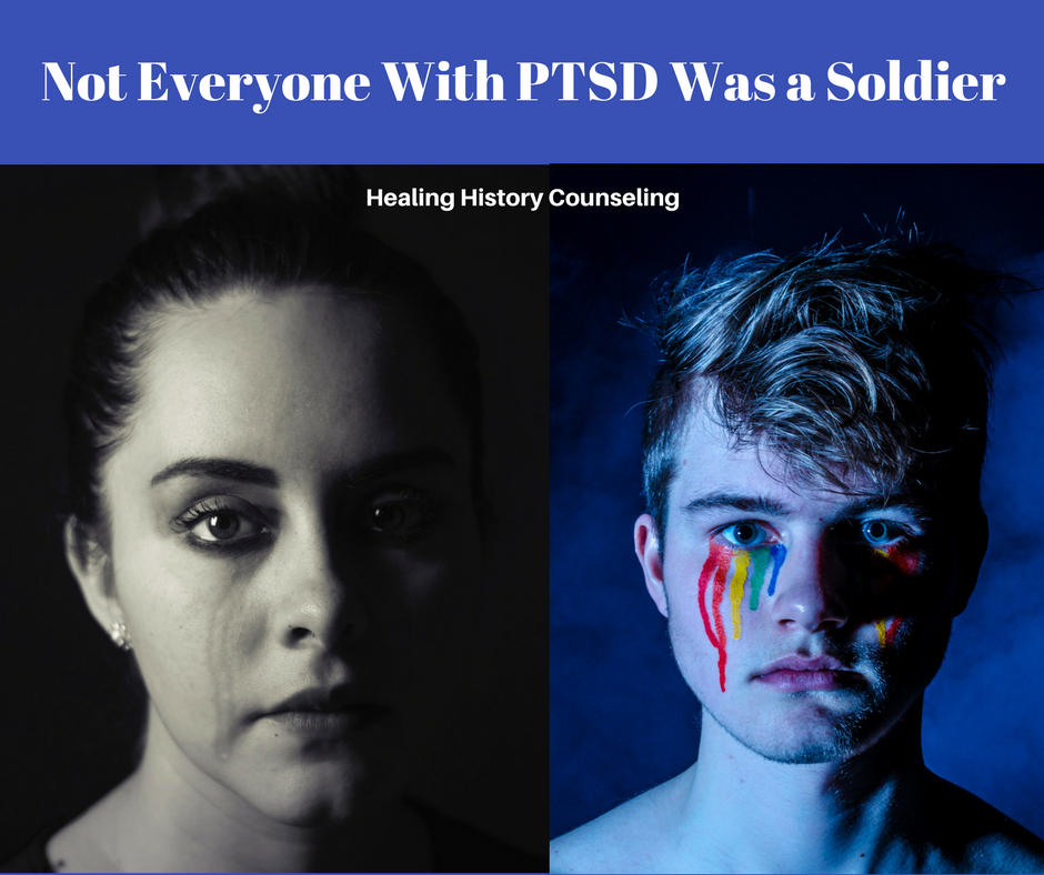 War is not a requirement of PTSD. Many people who struggle with PTSD have never been in the military nor have they been in a war. PTSD can develop anytime a person feels so endangered or scared that it overwhelms their brains ability to process the events (check out this blog post about the criteria for PTSD: https://healinghistorycounseling.com/know-ptsd-8-parts-pts…/). When this occurs, PTSD can develop. People's minds continue to work to process those events that are stuck unprocessed. For many people this means that over time they are able to process the event. But for some, about 20% of people who experience trauma that could lead to PTSD, time does not lead to change. Their minds continue to try to resolve the memories but cannot. This results in PTSD. People struggling with PTSD can heal. Often it helps to work with a person trained to help heal trauma and knowledgeable about PTSD.